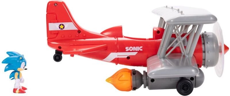 Jakks Pacific Sonic Φιγούρα 2.5'' Sonic & Tornado Biplane (423284) - φωτογραφία 5