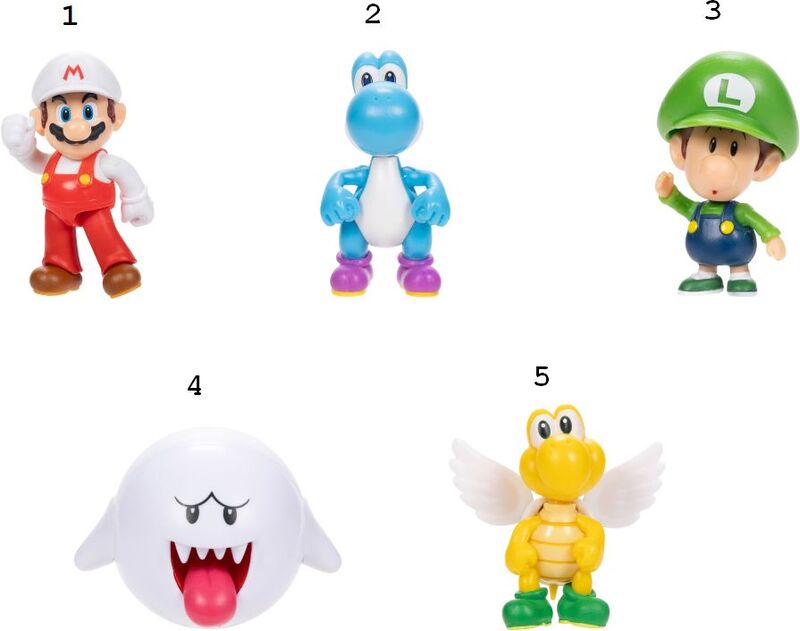 Jakks Pacific Φιγούρα 2.5'' Super Mario W.19-5 Σχέδια (424564-8) φωτογραφία