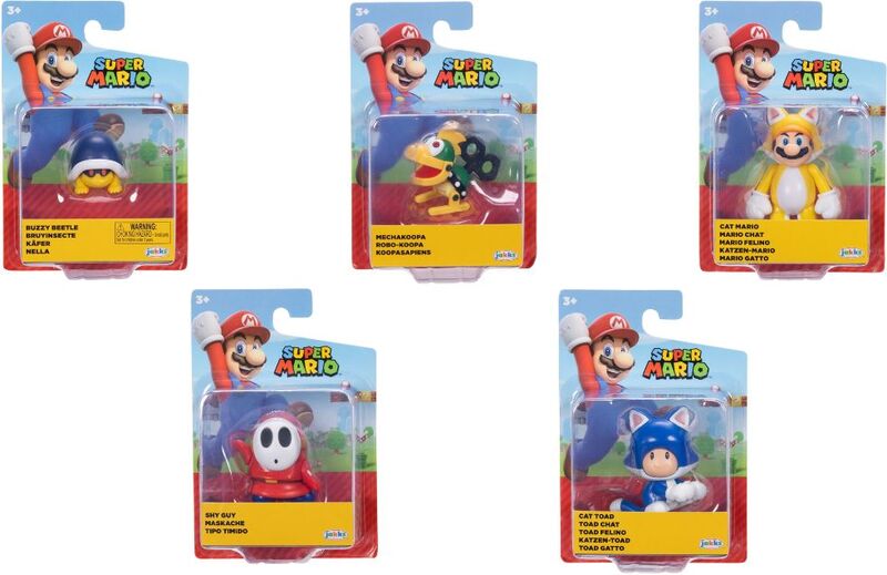 Jakks Pacific Φιγούρα 2.5'' Super Mario W.50-5 Σχέδια (424574-8) - φωτογραφία 3