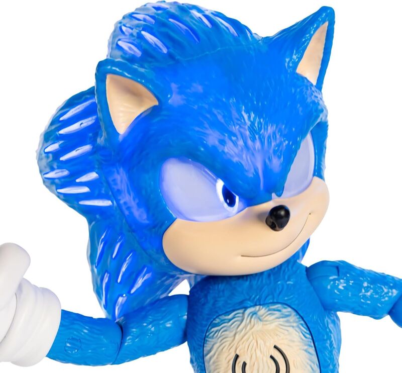 Jakks Pacific Sonic 3 Movie Φιγούρα Sonic Talking (424754) - φωτογραφία 3