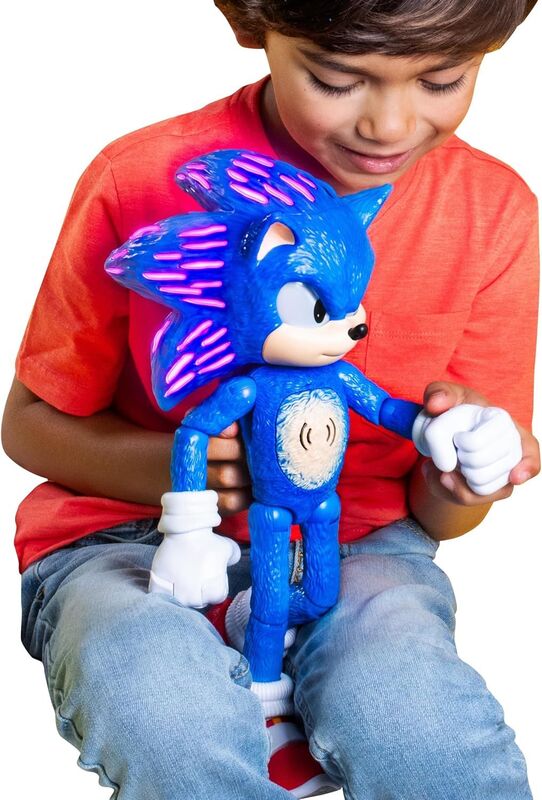 Jakks Pacific Sonic 3 Movie Φιγούρα Sonic Talking (424754) - φωτογραφία 5
