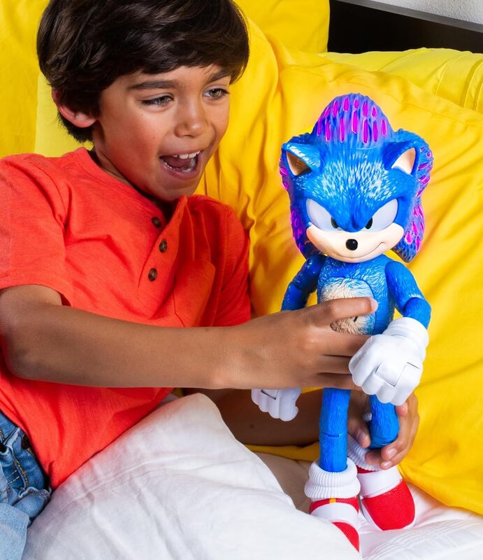 Jakks Pacific Sonic 3 Movie Φιγούρα Sonic Talking (424754) - φωτογραφία 6