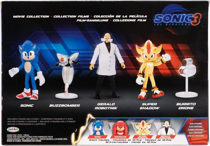 Jakks Pacific Sonic 3 Movie Φιγούρα 2.5'' Movie Collection W.3 (425814) - φωτογραφία 4