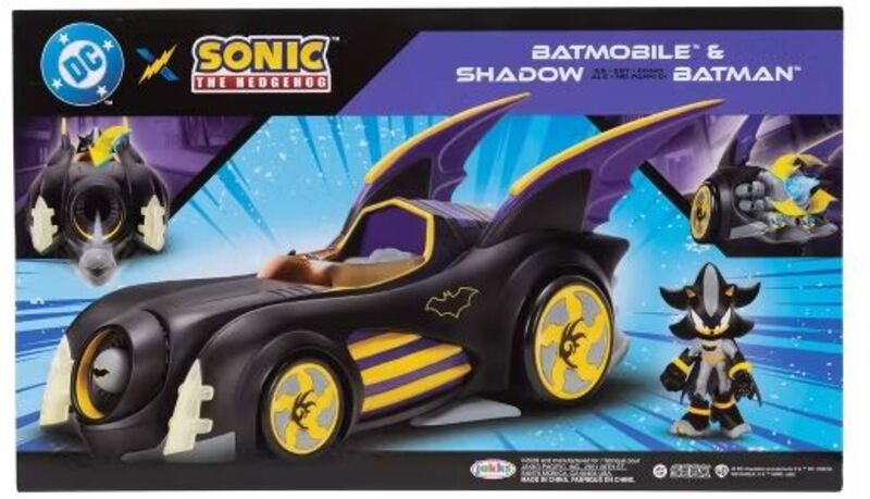 Jakks Pacific DC X Sonic The Hedgehog Φιγούρα 2.5'' Batmobile & Shadow Batman (429114) - φωτογραφία 6
