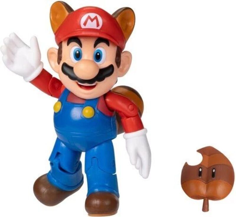 Jakks Pacific Nintendo Φιγούρα 4'' Super Mario W.45-5 Σχέδια (431084) - φωτογραφία 4