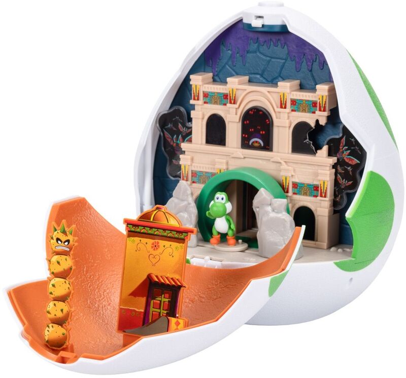 Jakks Pacific Super Mario Galaxy Movie Φιγούρες 1.5'' Yoshi Egg Playset (432244) - φωτογραφία 4