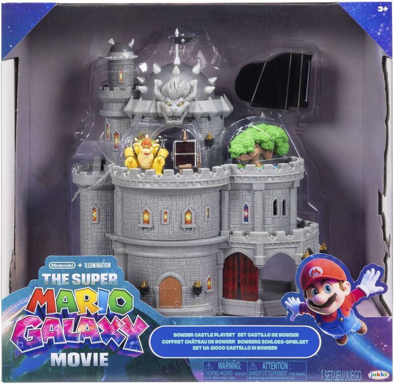 Jakks Pacific Super Mario Galaxy Movie Φιγούρα 1.5'' Bowser Castle Playset (432254) - φωτογραφία 2