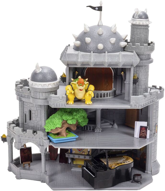 Jakks Pacific Super Mario Galaxy Movie Φιγούρα 1.5'' Bowser Castle Playset (432254) - φωτογραφία 4