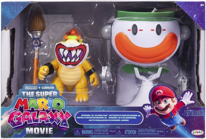 Jakks Pacific Super Mario Galaxy Movie Φιγούρα 5'' Bowser JR. With Clown Car Playset (432284) - φωτογραφία 2