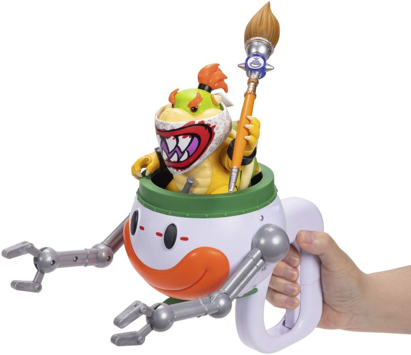 Jakks Pacific Super Mario Galaxy Movie Φιγούρα 5'' Bowser JR. With Clown Car Playset (432284) - φωτογραφία 3