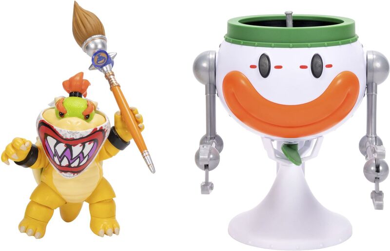 Jakks Pacific Super Mario Galaxy Movie Φιγούρα 5'' Bowser JR. With Clown Car Playset (432284) - φωτογραφία 5