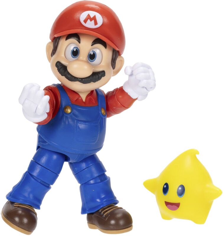 Jakks Pacific Super Mario Galaxy Movie Φιγούρες 5'' W.1-6 Σχέδια (432294)