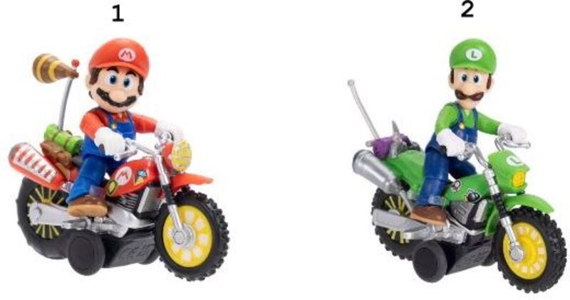 Jakks Pacific Super Mario Galaxy Movie Φιγούρες 2.5'' & Vehicle W.1-2 Σχέδια (432324) - φωτογραφία 2