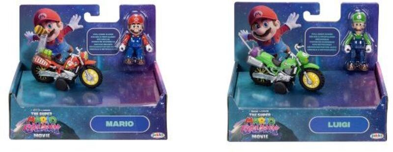 Jakks Pacific Super Mario Galaxy Movie Φιγούρες 2.5'' & Vehicle W.1-2 Σχέδια (432324) - φωτογραφία 3