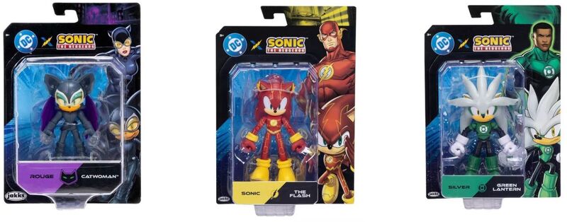 Jakks Pacific DC X Sonic The Hedgehog Φιγούρα 5'' W.3-3 Σχέδια (433714) - φωτογραφία 3