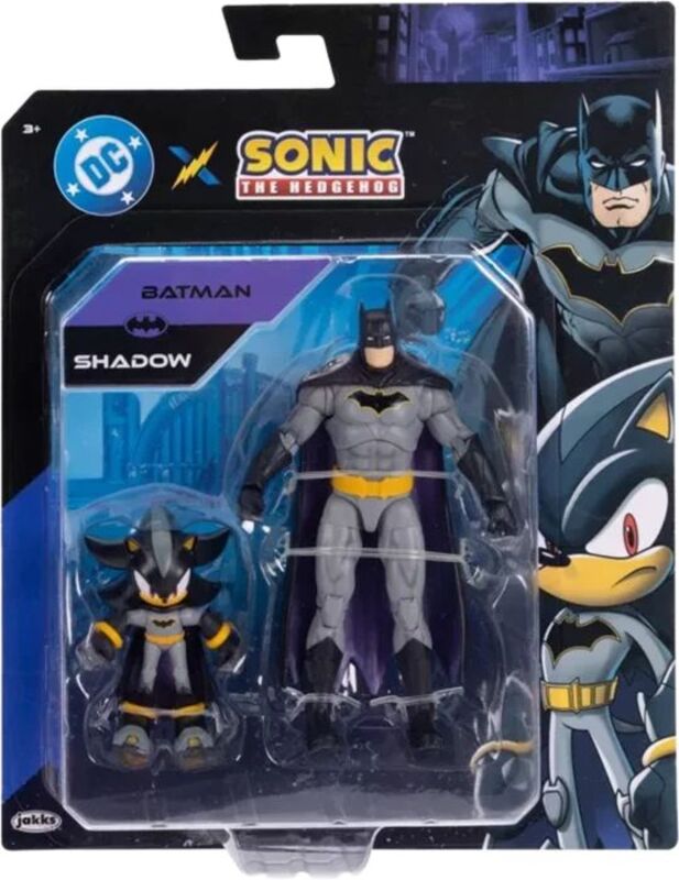 Jakks Pacific DC X Sonic The Hedgehog Φιγούρα 2.5'' & Φιγούρα 5'' Σετ Φιγούρες W.3-3 Σχέδια (434824) - φωτογραφία 4