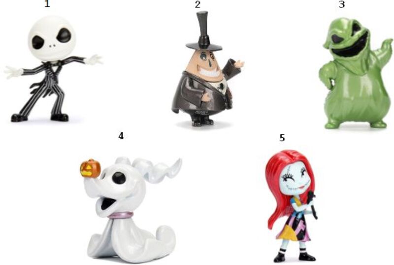 Jada Nightmare Before Christmas Φιγούρες 2.5'' W.2-5 Σχέδια (9385140300) - φωτογραφία 2
