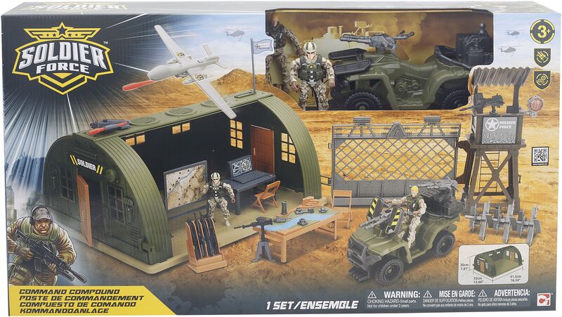 Chap Mei Soldier Force-Στρατιωτική Βάση Command Playset (545375) - φωτογραφία 2