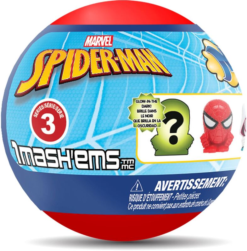 Basic Fun Mash’ems Spiderman Sphere Capsule S3-1Τμχ (51785-51786)