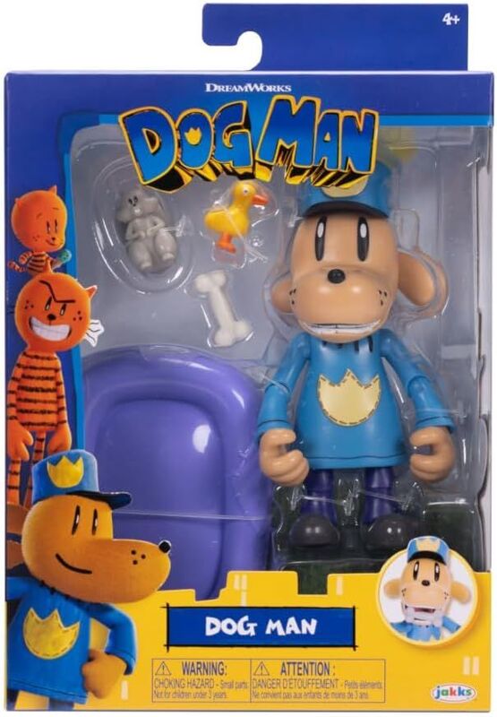 Jakks Pacific Dog Man Φιγούρα 5'' Dog Man & Αξεσουάρ W.2 (252794) φωτογραφία