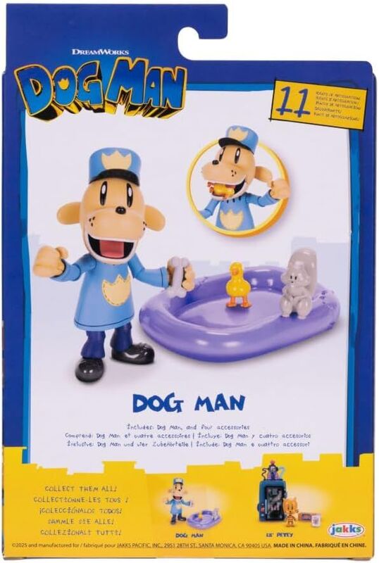 Jakks Pacific Dog Man Φιγούρα 5'' Dog Man & Αξεσουάρ W.2 (252794) φωτογραφία