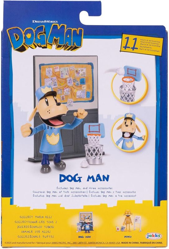 Jakks Pacific Dog Man Φιγούρα 5'' Dog Man & Αξεσουάρ W.3 (252814) - φωτογραφία 4