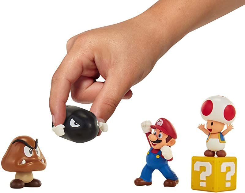 JP Nintendo Φιγούρα 2.5'' Super Mario Acorn Plains Diorama Set (64510-4L) - φωτογραφία 6