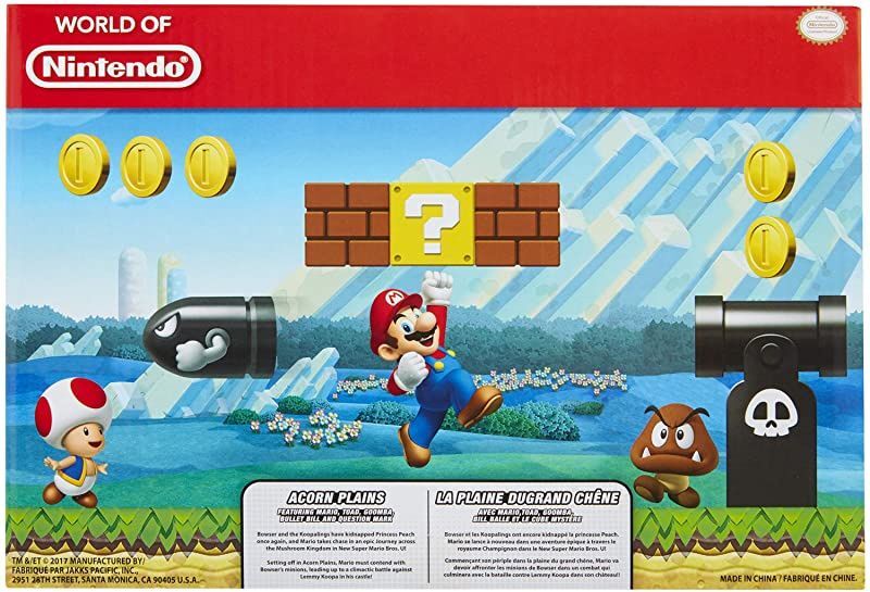 JP Nintendo Φιγούρα 2.5'' Super Mario Acorn Plains Diorama Set (64510-4L) - φωτογραφία 7