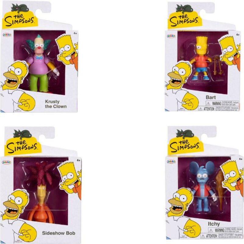 Jakks Pacific The Simpsons Φιγούρα 2.5'' W.2-5 Σχέδια (175334-8) φωτογραφία