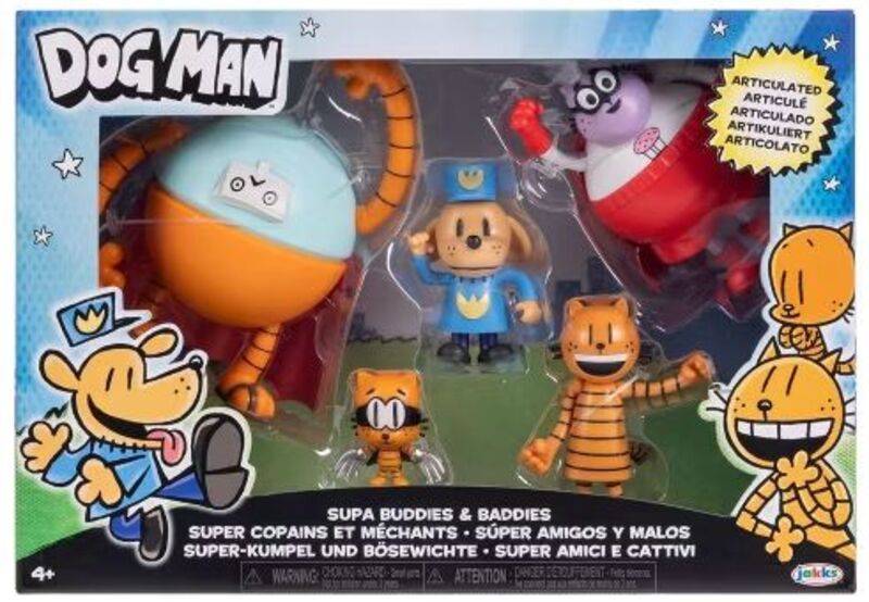 Jakks Pacific Dog Man Φιγούρα 2.5'' Σετ Φιγούρες W.4 (277814) - φωτογραφία 2