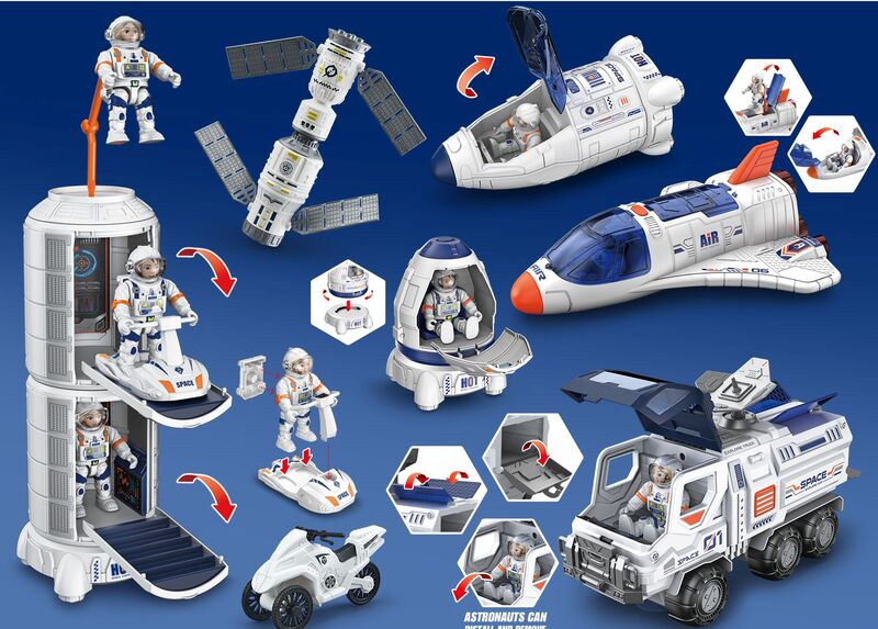 BW Σετ Space Διαστημικός Σταθμός Playset (H623-2) - φωτογραφία 2