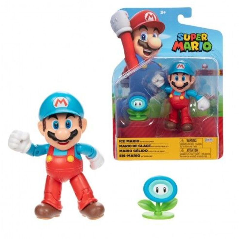 JP Nintendo Φιγούρα 4'' Super Mario W.44-5 Σχέδια (428664-6)