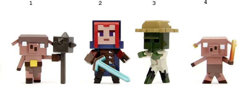 Jada Minecraft Φιγούρες 2.5'' W.2 6.5 cm-4 Σχέδια (253260004) φωτογραφία