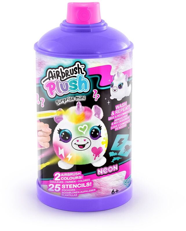 Canal Airbrush Plush Neon Mini Mystery Plush S2-6 Σχέδια-1Τμχ (AIR020)