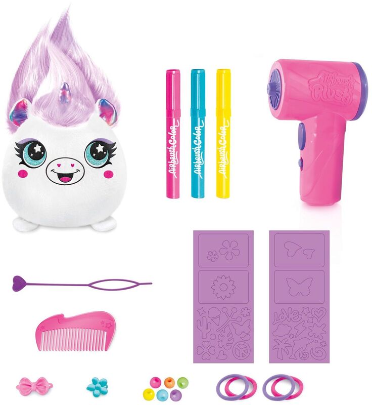 Canal Airbrush Plush Λούτρινο Hair'Iffic Squish Pals-2 Σχέδια (AIR040)