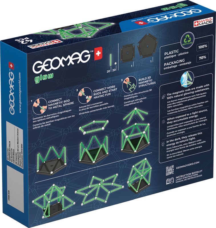 Geomag Σετ Glow 42-Green (PF.523.329.00) φωτογραφία