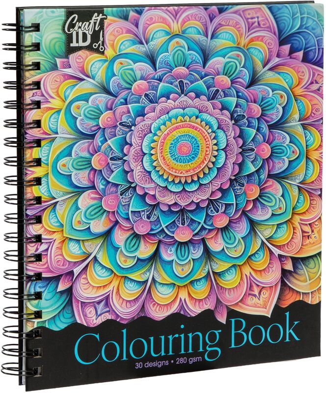 CCG Craftid Μπλοκ Ζωγραφικής 30 Φύλλων Designs Colouring Book-2 Σχέδια-1Τμχ (CR5027/GE)
