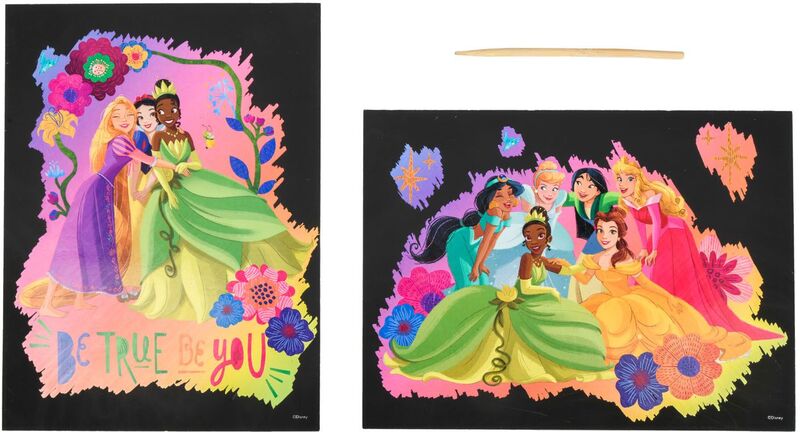 Canenco Disney Princess Scratch Art Αφίσα 26x19,5cm (DP22346) - φωτογραφία 2