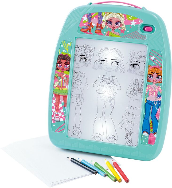 Playgo Σχεδιαστήριο Μόδας Fashionista Light Box B/O 16Τμχ (6037) - φωτογραφία 3