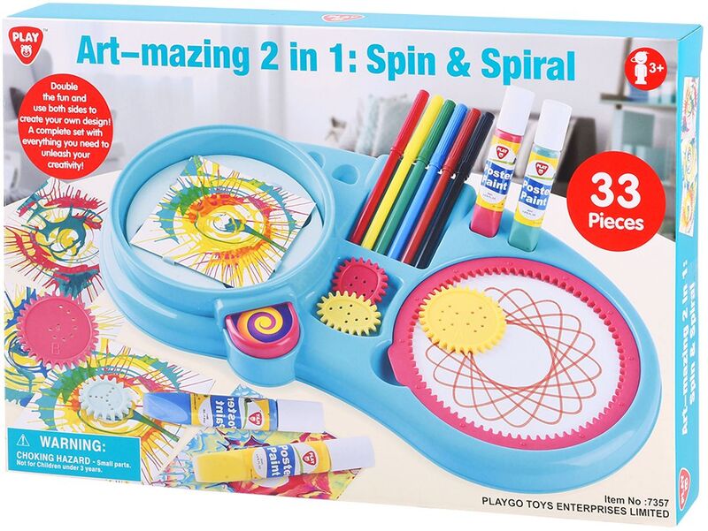 Playgo Art-Mazing Spin & Spiral 2 In 1 (7357)