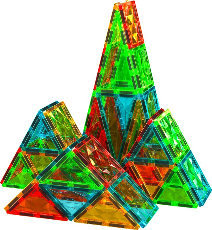 Geomag Magnetic Tiles Gems 60pcs. (PF.224.103.00) - φωτογραφία 4