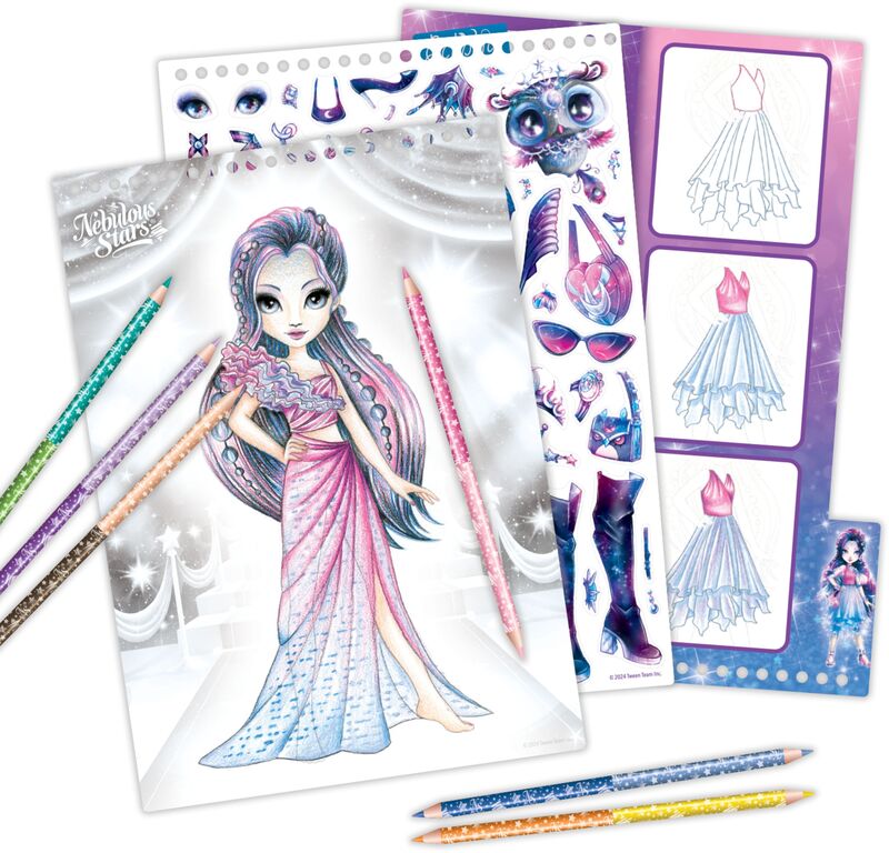 Nebulous Stars Fashion Sketchbook-Star Gala (11142) - φωτογραφία 4