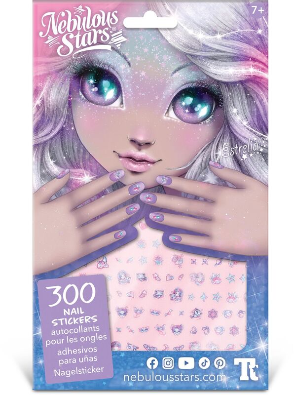 Nebulous Stars Nail Stickers-2 Σχέδια (11459)