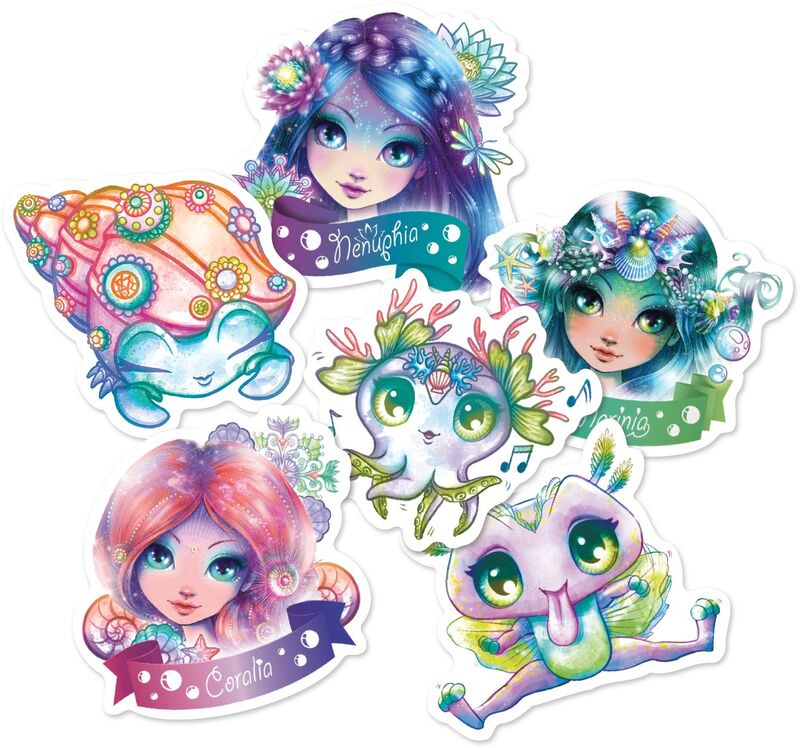 Nebulous Stars Decorative Vinyl Stickers-4 Σχέδια-1Τμχ (11460) - φωτογραφία 2