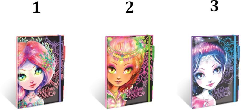 Nebulous Stars Deluxe Black Notebook-3 Σχέδια (11583) φωτογραφία