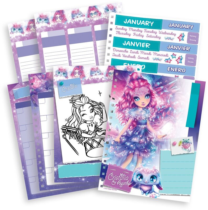 Nebulous Stars Daily Planner-Cristalia & Agatha S4 (12524) - φωτογραφία 3