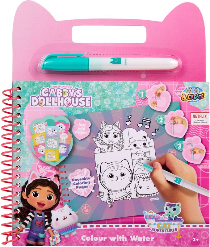 Canenco Gabby's Dollhouse Colour With Water (GD24354)