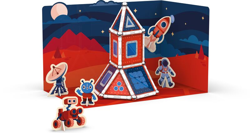 Geomag Magnetic Stories Mars Exploration 80 (PF.521.502.00) - φωτογραφία 6