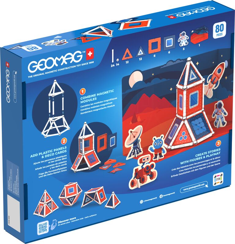 Geomag Magnetic Stories Mars Exploration 80 (PF.521.502.00) - φωτογραφία 7