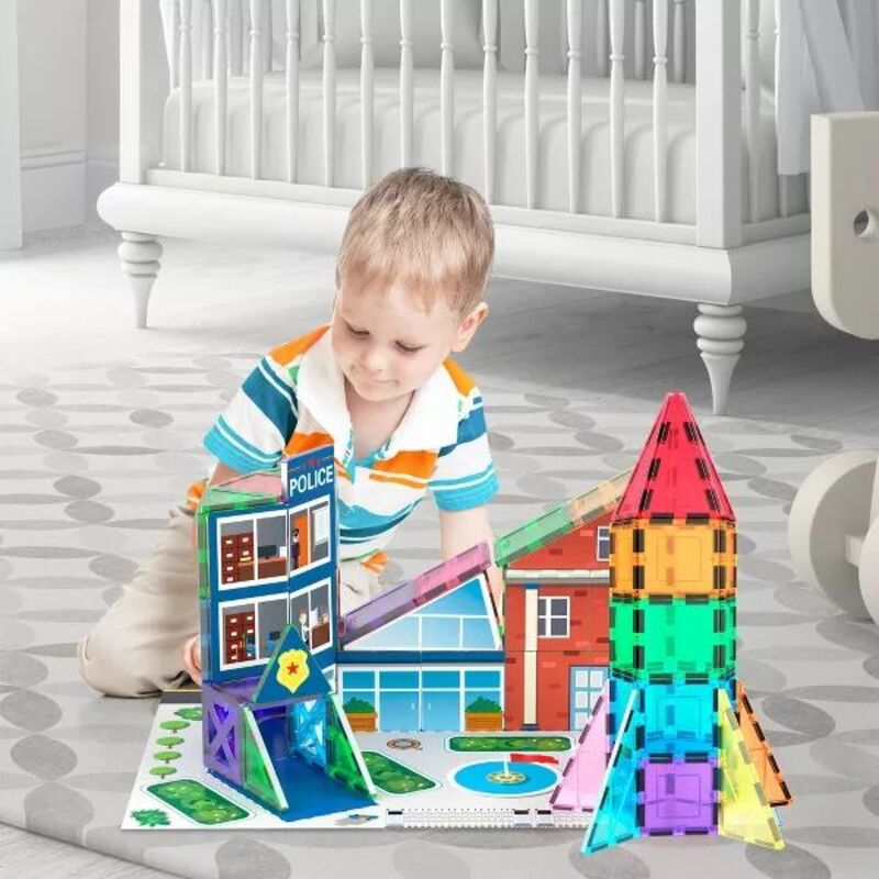 Picasso Tiles Magnetic Rocket Booster Set 32Τμχ (PT32) - φωτογραφία 5
